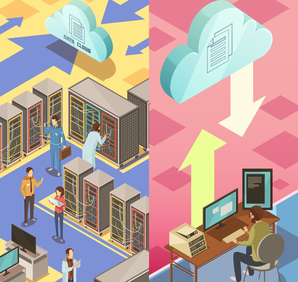 Software En La Nube Alojado En Servidores Remotos